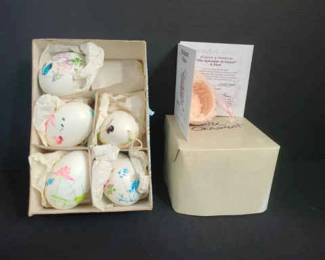 The Splendor Of Easter By Mark Klaus And Five Handpainted Egg Shells