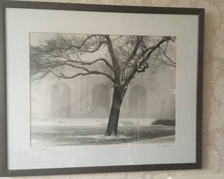 B\W photo of Union Station prior to restoration, taken by famed KC photographer Roy Inman. 