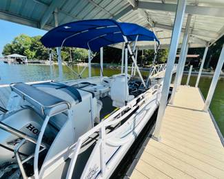Available for presale. See description for details. Pontoon Boat -  2010 JC 246 Tritoon Honda 4 Stroke 225hp in pristine well maintained condition. 