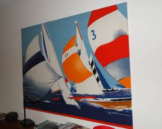 Boat wall art