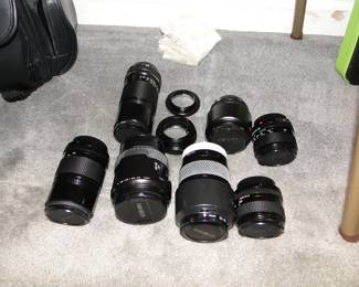 Lenses Canon mostly