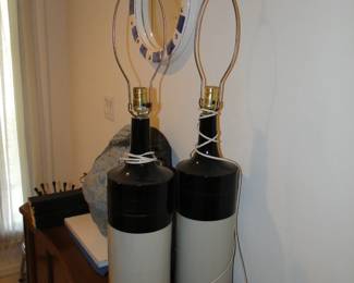 Pair of Arabia Finland MCM Lamps