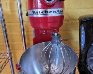 kitchen aid mixer red