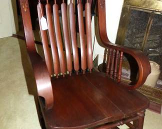 Antique Mahogany Rocker