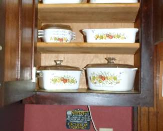 Corning Ware "Spice of Life", etc