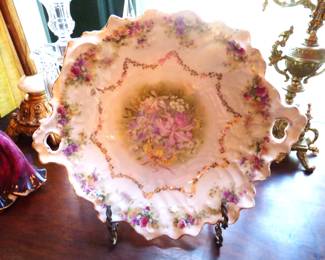 Antique handpainted plate