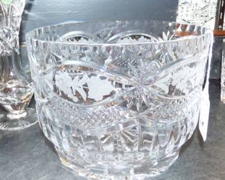 Bohemiam Lead Crystal Bowl