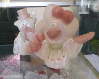 Fenton Clown figurines