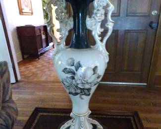 One of a pair of vintage lamps