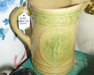 Antique Hull "Grazing Cows" 