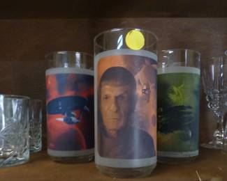 Star Trek drinking glasses