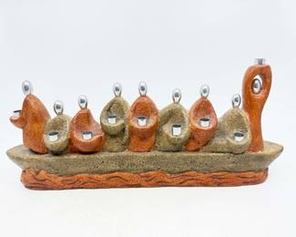 COLLECTION OF MENORAHS