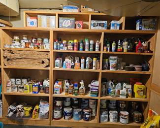 Paint and household chemicals 