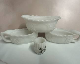 More milk glass . . .