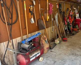And a good selection of outdoor tools.