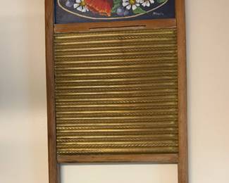 Painted Country Washboard art by Patrella.