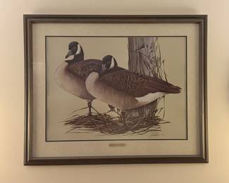 Numbered and professionally framed print by Pat LaMay, entitled "Lifetime Partners."