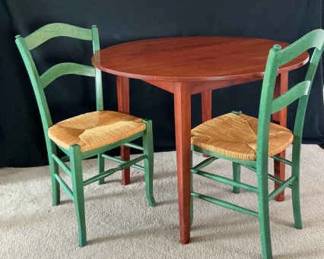 MidCentury Modern Round Table  Chairs 