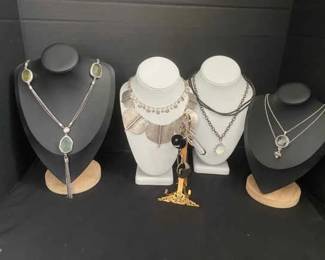 Silver Toned Costume Jewelry Lucky Brand Chicos AE And Others