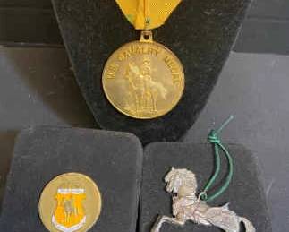 US Cavalry Medals Horse Ornament