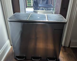 Bar Triple Trash Can