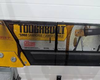 Garage Tougbuilt Sawhorses close