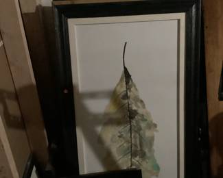 Wall Art Upside Down Leaf