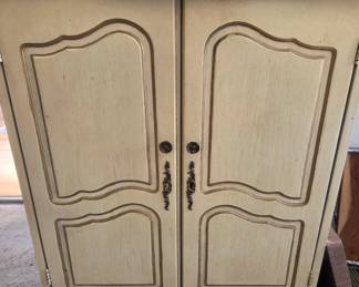 $135 Vintage French Bar Cabinet- 27.5" wide x 33.5" tall, more pictures available upon request