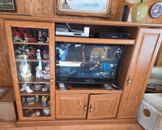 $50 Entertainment Center - 65.5" wide x 51" tall x 19.5" deep