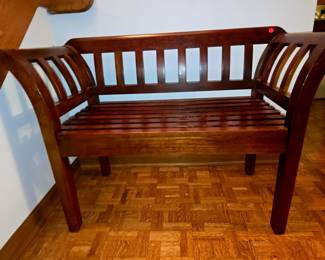 Sleigh, slotted bench 