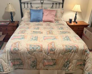 Queen bedset - $275.00
(Linens and pillows not included)