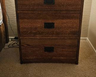 Mission style night stand ×2
$65.00 each
Dimensions:
20 1/4 inches deep 
24 inches wide 
28 1/4 inches tall 