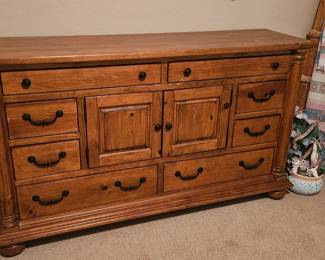 Bedroom dresser - $275.00
Dimensions:
18 1/2 inches deep
66 inches wide
38 1/4 inches tall