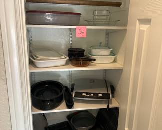 Lot 36 grilling machine roaster bakeware corning ware like Dishes $35 