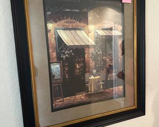 Lot 35 café art 3‘ x 2‘ $40 