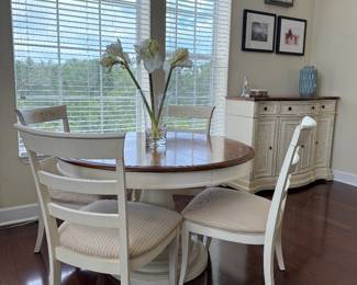 Macy’s Dining Set with one leaf and Server