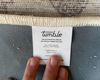 Tumble area rugs 5 same color