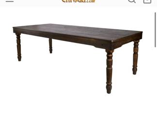 Chivari brand new Black Farm Table still in box