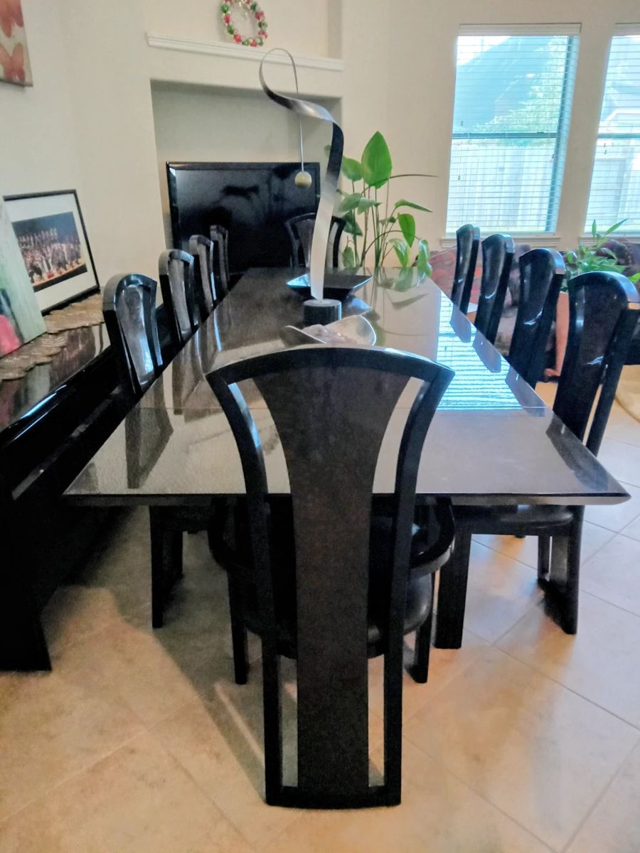 Stunning Snakewood from the Rainforest 10 seater Unique Post Modern Dinning Room Set