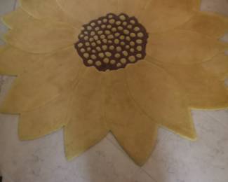 Flower design Area Rug/Cotton 