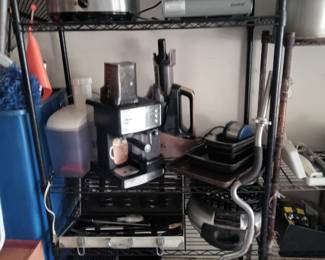 Electric Slicer, Slow cooker, pots and pans