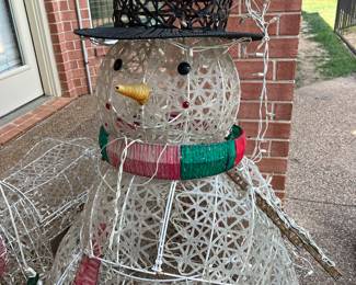 Outdoor light-up Snowman