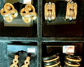 COSTUME JEWELRY BY DIVA AND OTHERS.