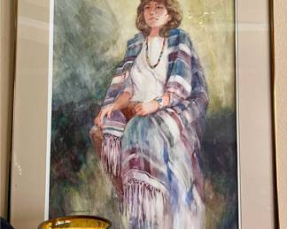 BARBARA GEORGE CAIN WATERCOLORS ART.