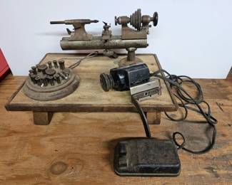 104 VintageMotorizedWatchmakersLatheSingerMotor