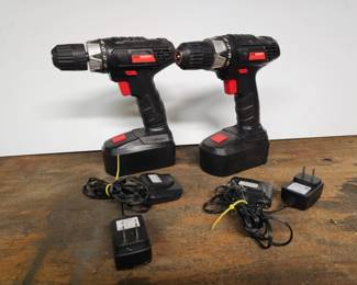 129 2DrillMaster18VCordlessDrills1ImpactDriver