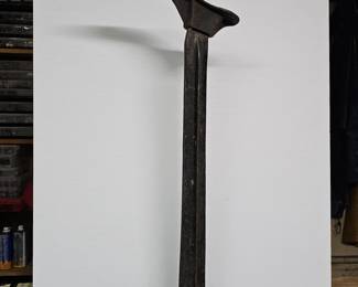 126 AntiqueCastIronCobblerShoeStand