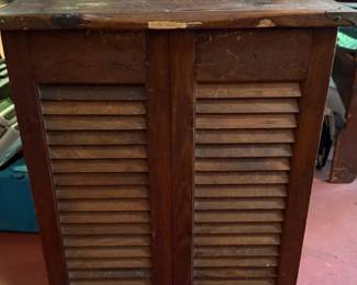 16 WoodShutterFrontCabinet