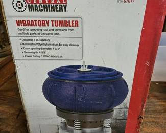 63 CentralMachineryVibratoryTumblerNewInBox