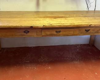 3 AntiqueEuropeanPineTable